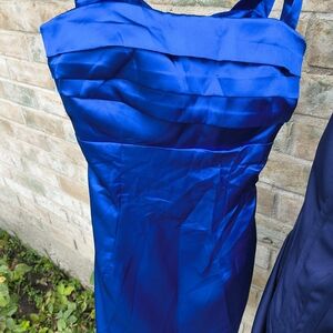 Elegant Blue Mini Dress